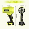 DEEOEE Turbo Jet Blower, Cordless Dust Air Blower, Portable Super