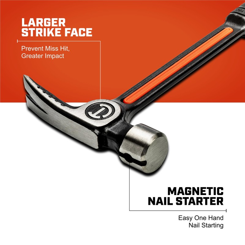 Tools Crescent - Crescent Hammer Steel Frame Smooth 22 Oz