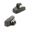 LST 2x Sun Visor Holder Clips Cover Black A2 A3