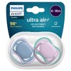 Avent Ultra Air Soother 6-18 Months X 2 (Assorted Colours)