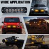 DIBMS LED Strobe Warning Lights, 8x Amber Yellow LED Strobe