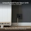 BG Electrical Unswitched Fused Connection Unit with LED Power Indicator