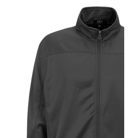 Vantage Apparel Men's Collegiate Full Zip Soft Shell Micro Fleece Jacket, Kansas State Wildcats, Large