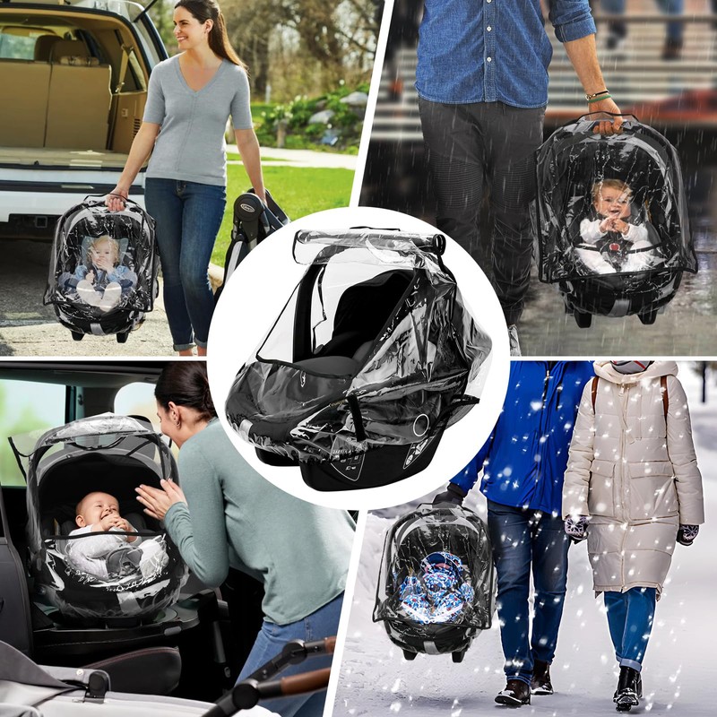 Hysagtek Car Seat Rain Covers Universal Baby Car Seat Rain