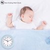Topkey Silent Wall Clock Kitchen 9 Inch Retro Non-ticking Decorative