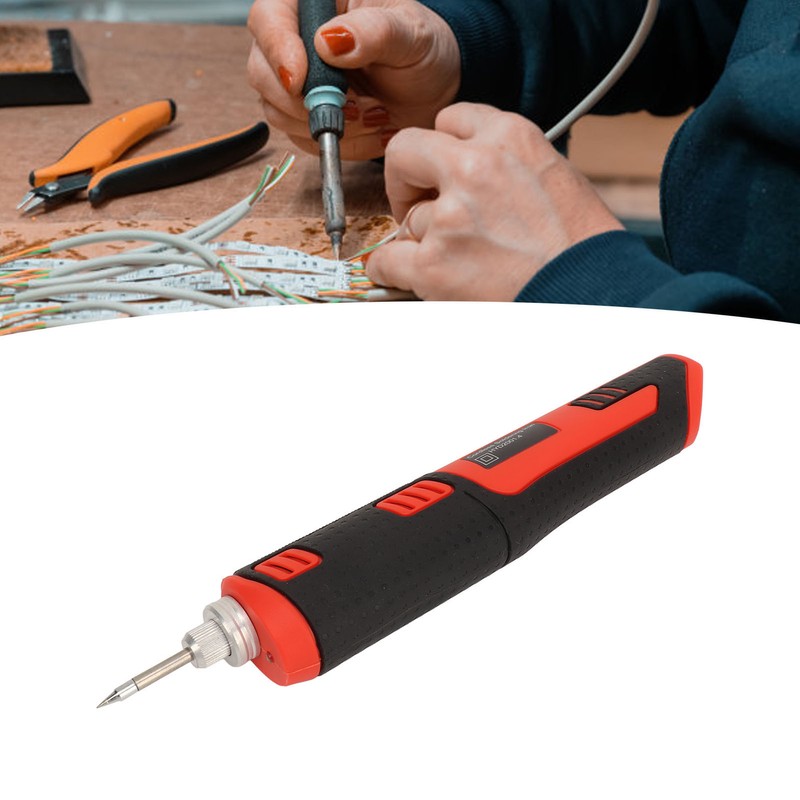 Cordless Soldering Iron Kit USB Rechargeable Portable Lithium Battery Powered
