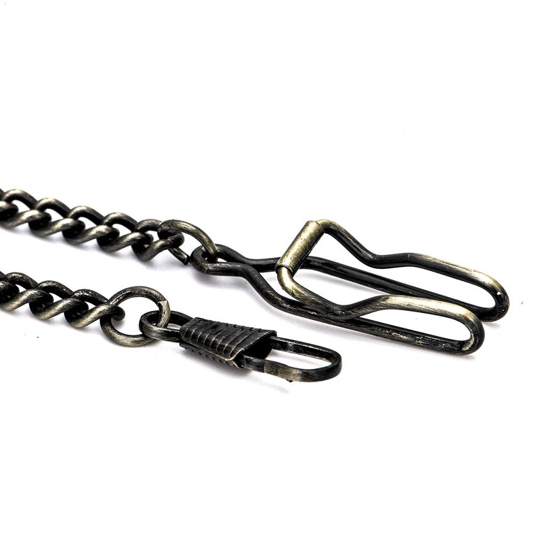 BOSHIYA - Cadenas de reloj de bolsillo para hombre, de