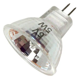 Hikari JCR-8193 - 5 Watt Halogen Light Bulb - MR11 - Flood - Open Face - 1000 Life Hours - 6 Volt