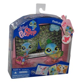 Littlest Pet Shop Series 3 Postcard Pets Peacock