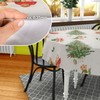 ANRO Oilcloth Tablecloth Christmas Tablecloth Washable Oilcloth Christmas Wax Tablecloth