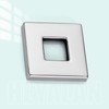 Heyalan Modern 2.5” Square Shower Arm Flange Shower Head Arm