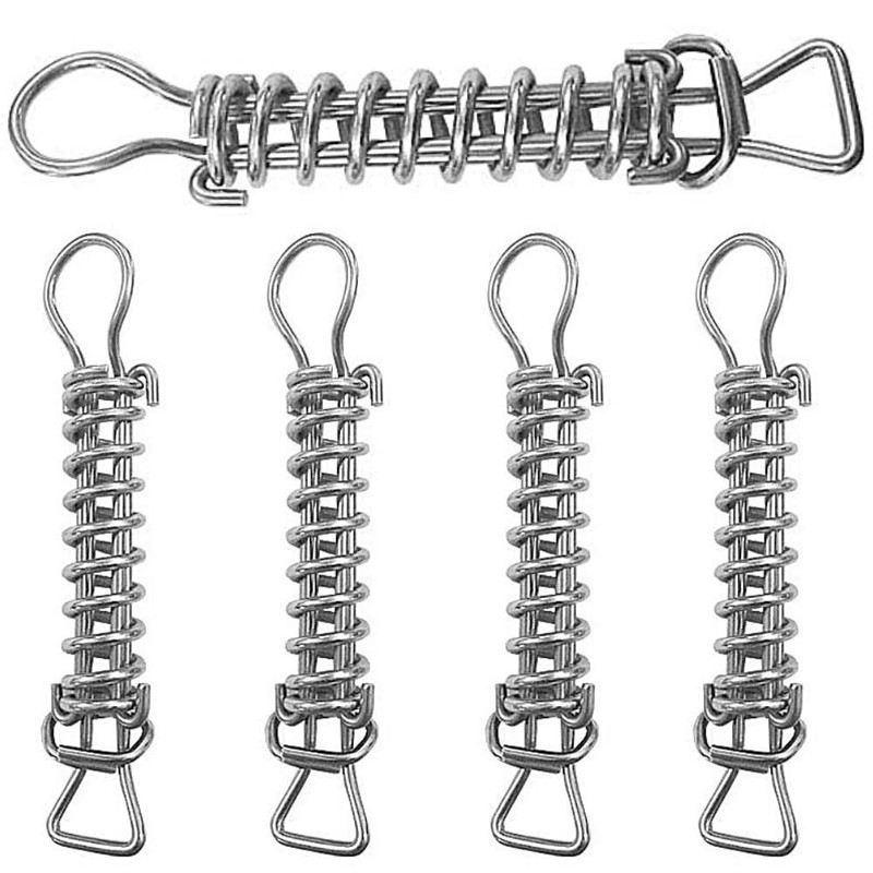 Wood Grip Swimming Pool Stainless Steel Spring Covers with Stopper