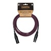 Cascha Standard Line Microphone Cable (XLR), Purple, 2 m