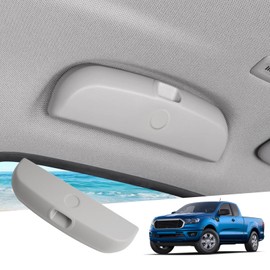 GAFAT Compatible with Ford Ranger T6 Raptor Wildtrak 2015-2023 Sunglasses Holder Glasses Case Car, Ranger Year of Manufacture 2015-2023 Storage Box Organiser Trays, Ranger Accessories (Grey)