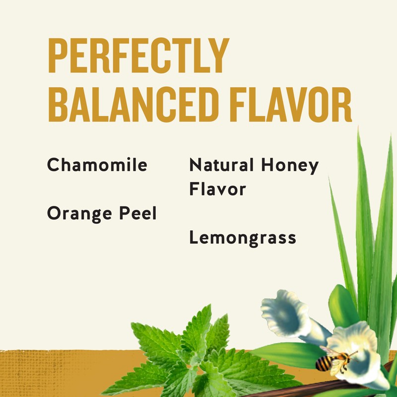 Celestial Seasonings Chamomile Tea Bags - Honey Vanilla Herbal Tea,