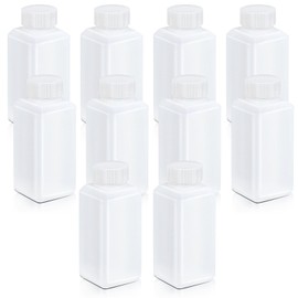 UMETASS 3oz/100ml Small Plastic Bottles, Leak Proof Travel Containers for Liquids, Empty Food Grade Travel Bottles for Camping Trip Storage (Translucent, 10 Pcs)