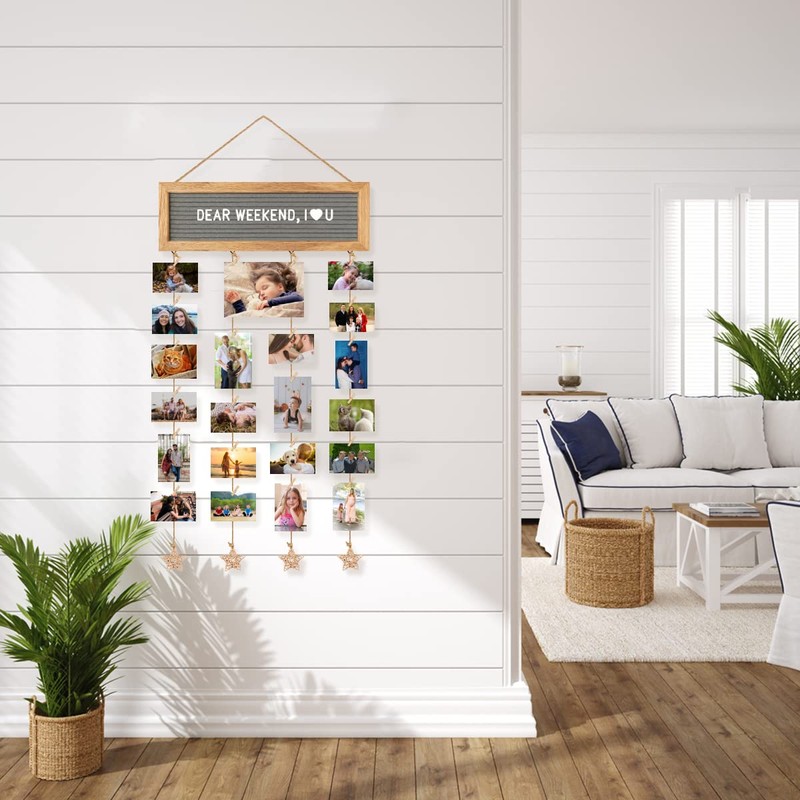 CJIAWYS Picture Frames Collage Wall Decor Hanging Photo Display Frame