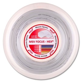 MSV Focus-Hex String Reel - White, 1.1 mm