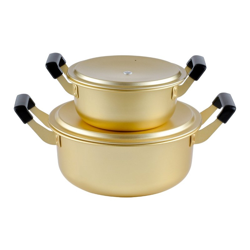 Wahei Freiz Homian RA-9701 Double-Handed Pot, Aluminum Pot, 9.4 inches