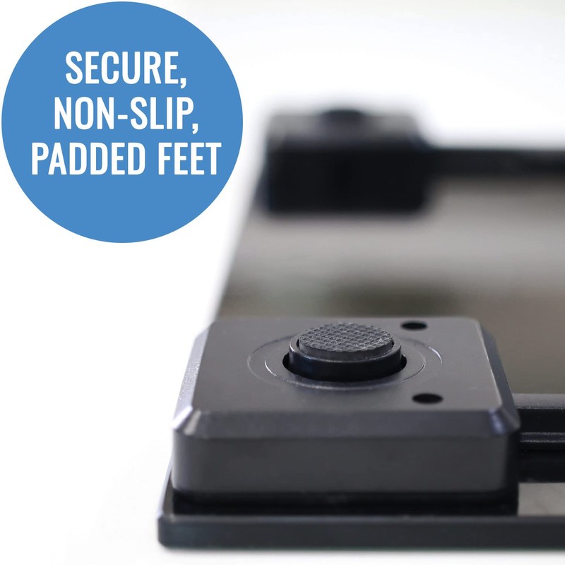 DMI Digital Talking Bathroom Scale, Sleek Tempered Glass, Clinically Accurate