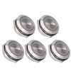 5Pcs Momentary Push Button Switch Metal Auto Reset Ultra Thin
