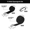 Prebarfun Set of 12 Tie Down Straps Set, 4 Pieces