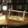 Brass Padlock, Chinese Vintage Padlock Antique Retro Style Combination Lock
