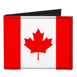 Buckle-Down Canvas Bifold Wallet - Canada Flag