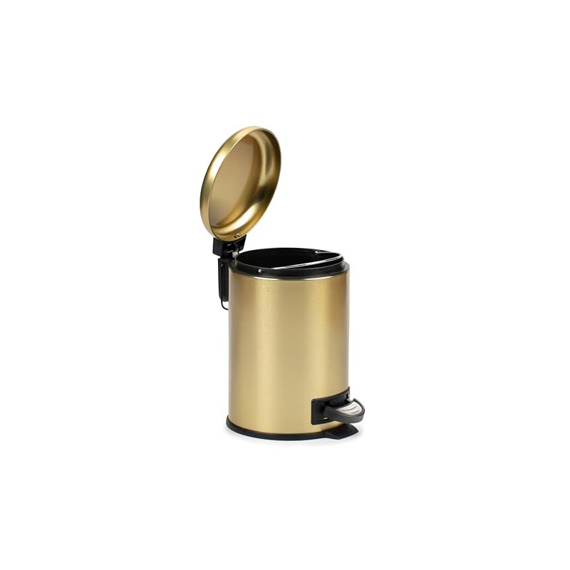 TATAY Cosmetic Bin with Stainless Steel Pedal, 3L Capacity, Removable