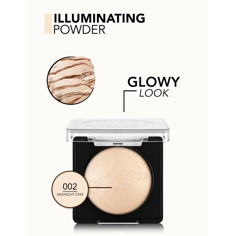 Flormar Illuminating Powder - Intense Shimmer, Fine Texture and Velvety