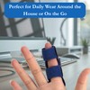 Bargain Wells Adjustable Finger Splint – Blue Sponge with Metal