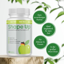 Shape Up Capsules, Ideal Accompaniment for Your Goal, Easy to Use, 90 Capsules, 1 x
