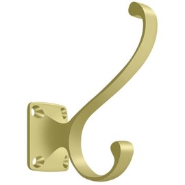 Deltana CAHH35U3 Solid Brass Heavy Duty Coat and Hat Hook
