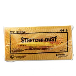 Chicopee 0416 Stretch 'n Dust, Medium Duty 24" x 24" Unfolded Dust Clothes for Furniture, Printers, Electronics, No Spray Needed (Pack of 20)
