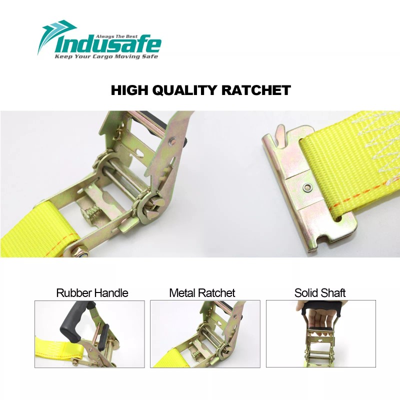 Indusafe 2 Wheels 2" x 8' Wheel Chock Tire Strap