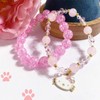Set of 2 Kitten Bracelet Set, Friendship Bracelet, Elastic Bead