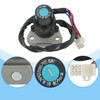 Silscvtt Ignition Switch Fuel Cap Lock Set Replacement for Kawasaki