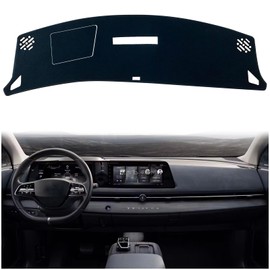 KEEGTBOX Dash Mat Cover Interior Dashboard Protector pad Compatible with Nissan Ariya Engage Evolve Platinum 2023 2024 2025 Dashboard Mat Covers Accessories