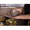 Boundless Voyage Ultralight Titanium Dish with Carry Bag Outdoor Camping