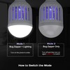 [2-Pack] BANPESTT Bug Zapper Light Bulb 2-in-1 Indoor Mosquito Zapper