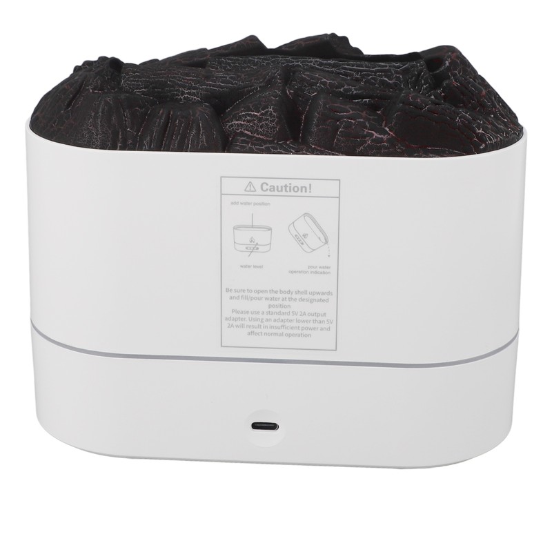 Volcano Aroma Diffuser 7 Colors Lights Fine Mist Simulated Flame