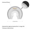 Oscillating Tool Blades, Diamond Carbide Multi Tool Blades for Grout