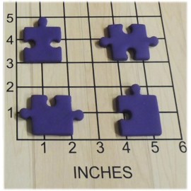 Unbranded Puzzle Pieces Shaped Fondant Cookie Cutter Set #1119