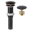 Oil Rubbed Bronze Detachable Basket Pop Up Sink Drain, Vanity