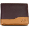 HORNBULL Buttler Mens Genuine Leather RFID Blocking Wallet, brown, Casual