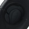 WITHMOONS Faux Leather Hat Outback Hat Fedora CD8859 (Black)