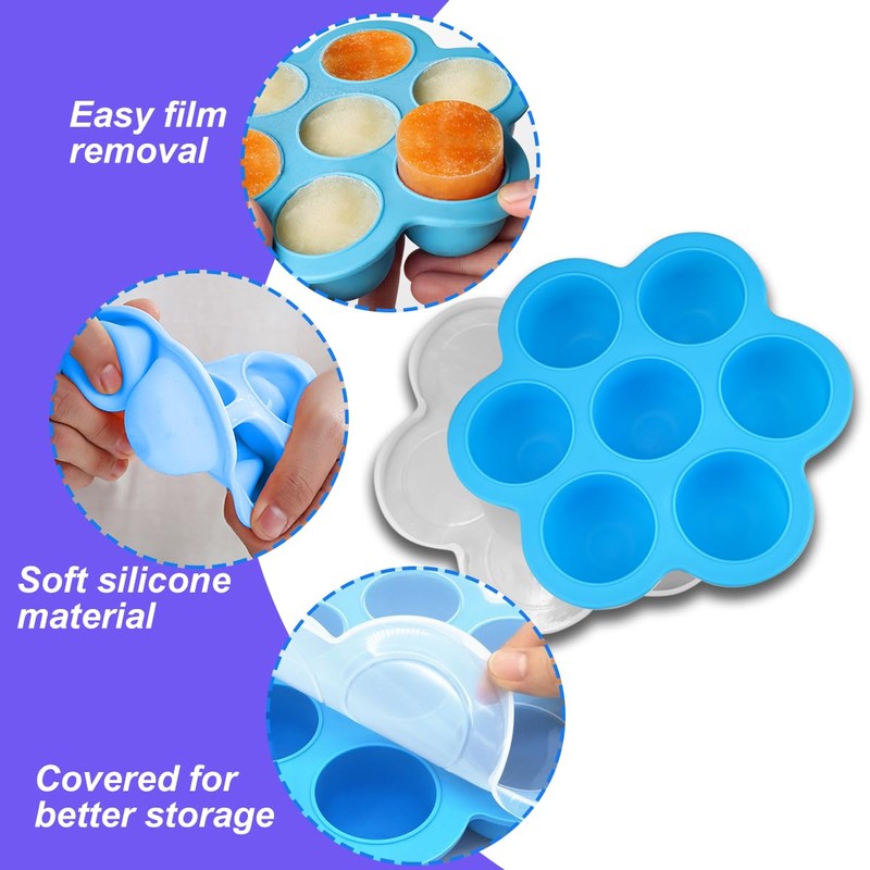 3 Pack Silicone Egg Bite Mold for Air Fryer Silicone