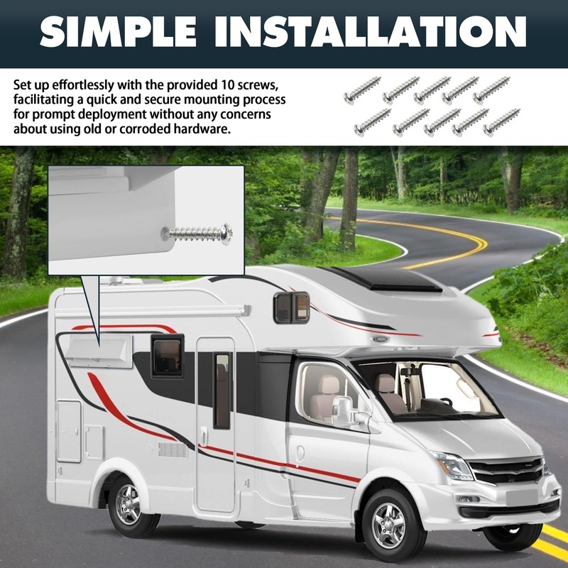TonGass RV Range Hood Vent Cover for Camper, RV Exhaust