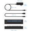 Rosonway - Hub USB de 10 puertos USB 3.0 de
