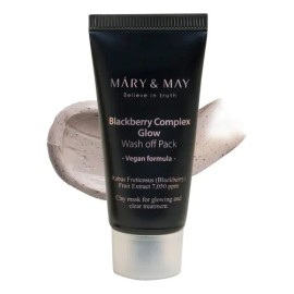 Mary & May Vegan Blackberry Complex Glow Wash Off Pack 30g